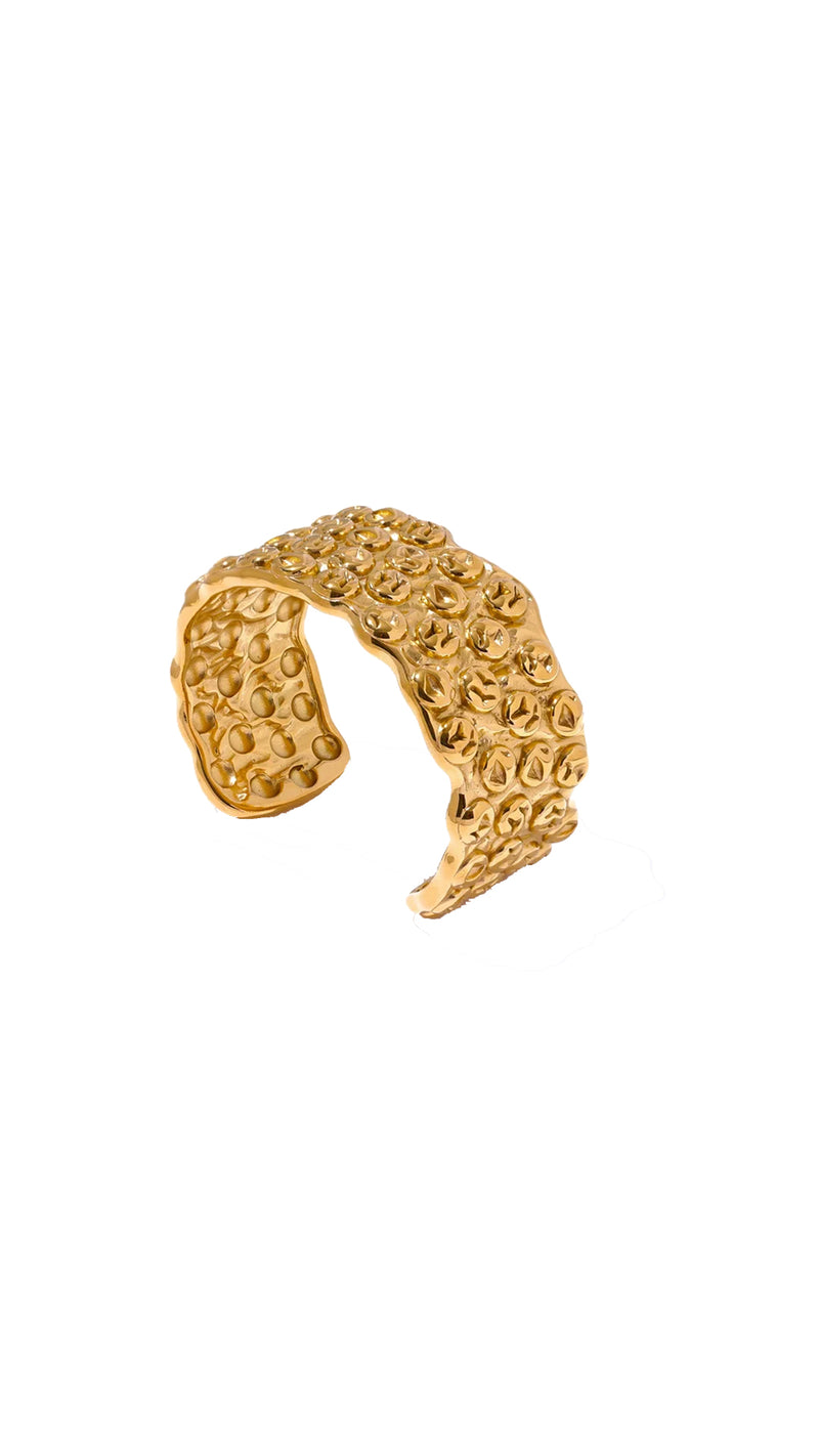 Textured 18K Cuff